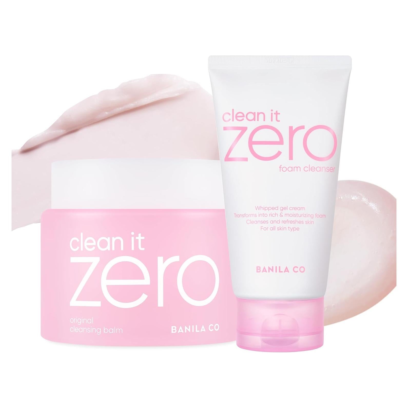 Set de Limpieza Facial Banila Co: Balsamo 180ml + Espuma 150ml