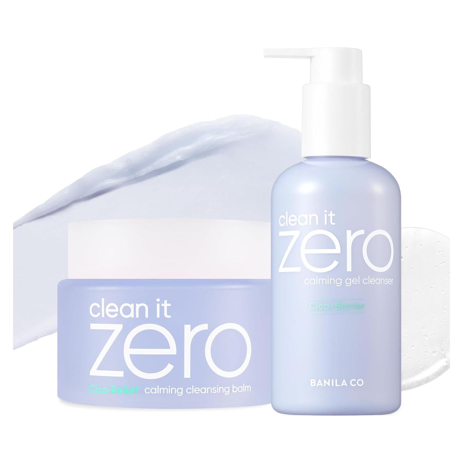 Set de Doble Limpieza Calmante BANILA CO 300ml CICA y Ácido Amino