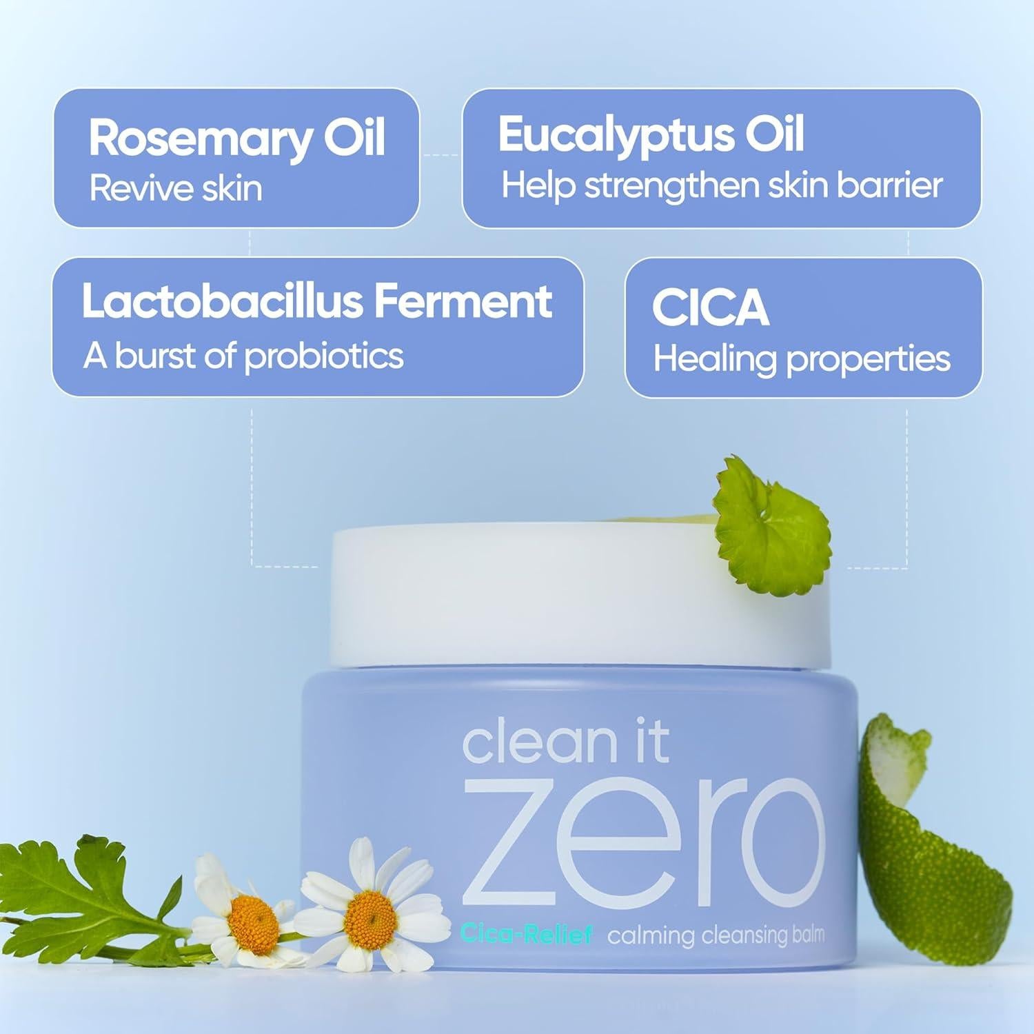 Set de Doble Limpieza Calmante BANILA CO 300ml CICA y Ácido Amino