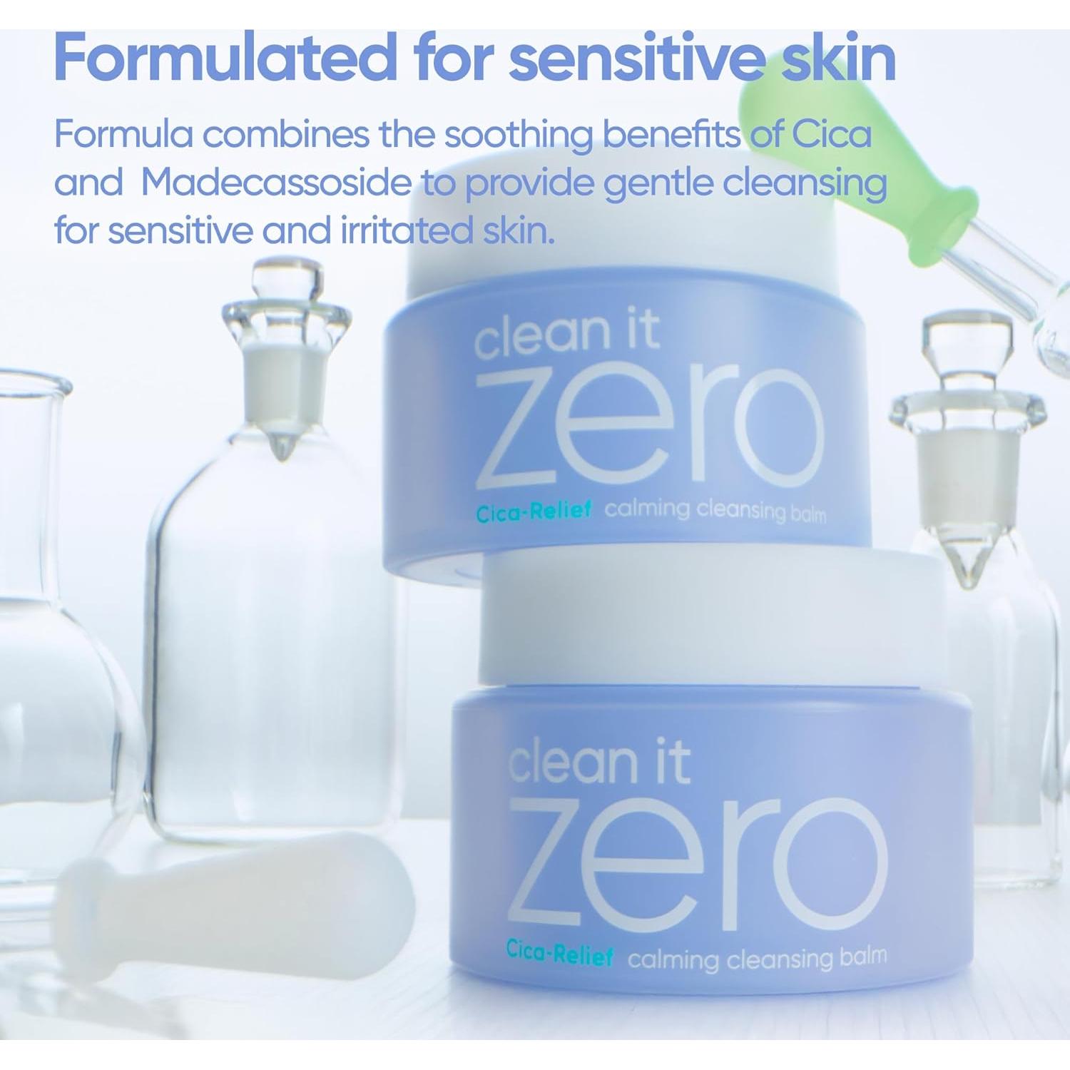 Set de Doble Limpieza Calmante BANILA CO 300ml CICA y Ácido Amino