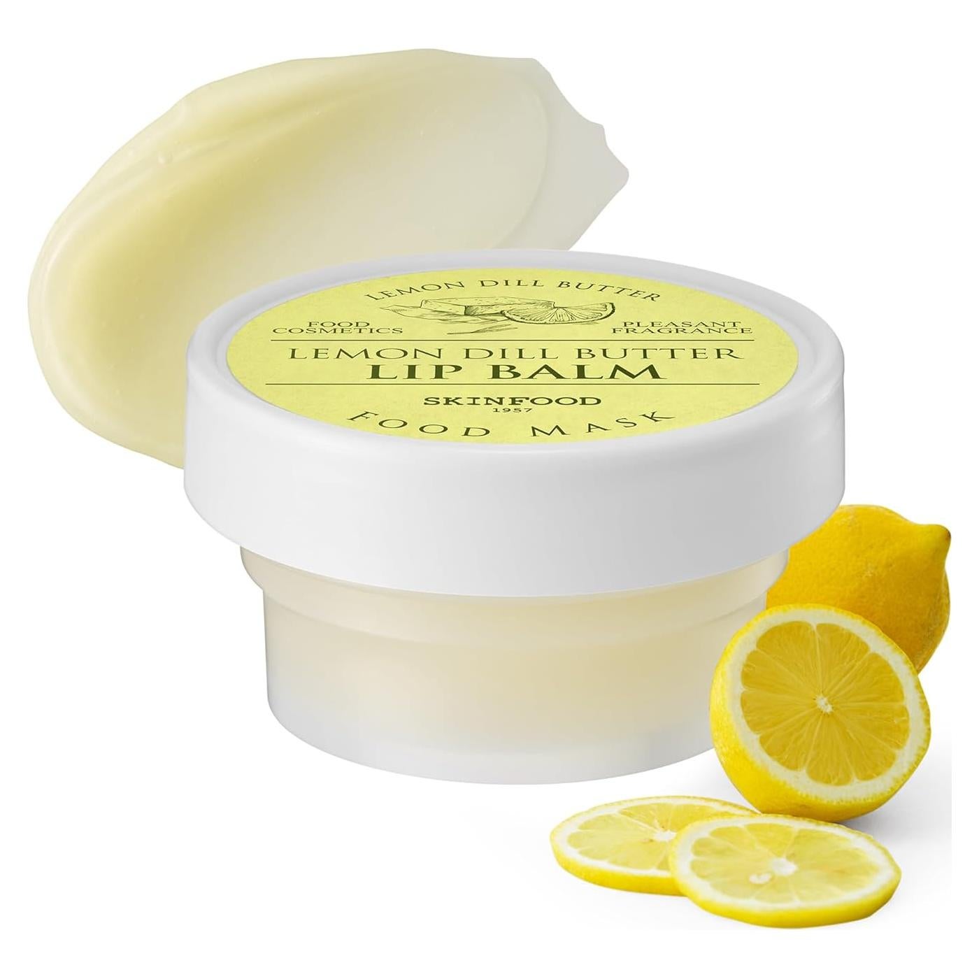 Bálsamo Labial Vegano SKINFOOD Mantequilla de Eneldo y Limón 21ml