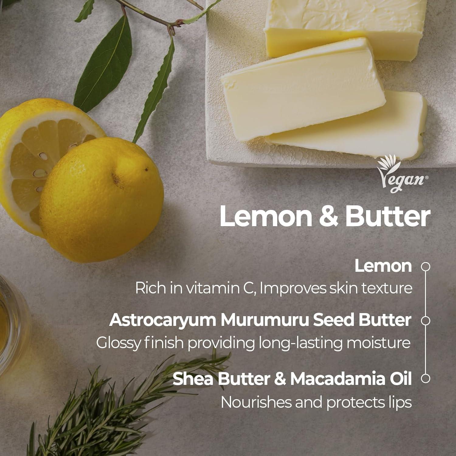 Bálsamo Labial Vegano SKINFOOD Mantequilla de Eneldo y Limón 21ml