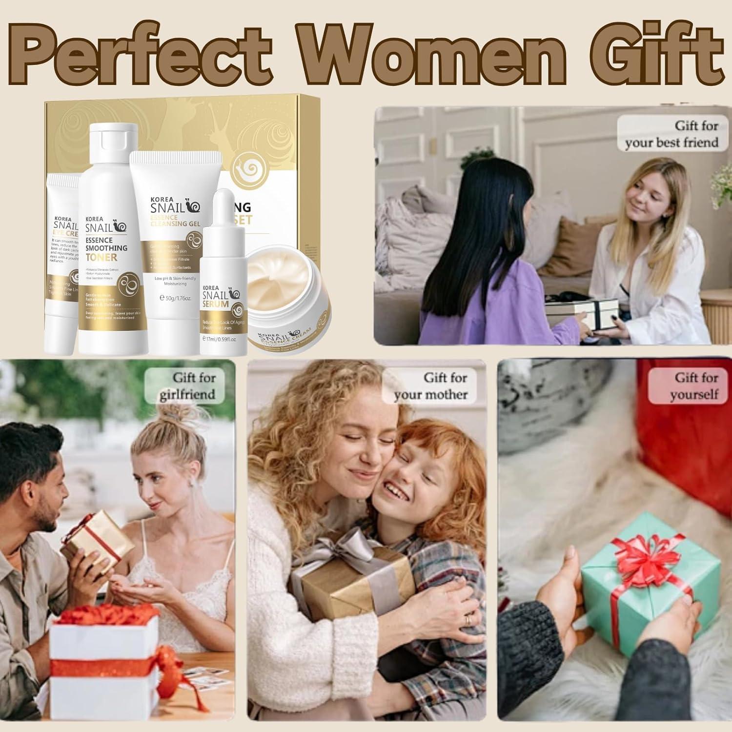 Kit de Cuidado de Piel Coreano Evolvique 5PCS Hidratante