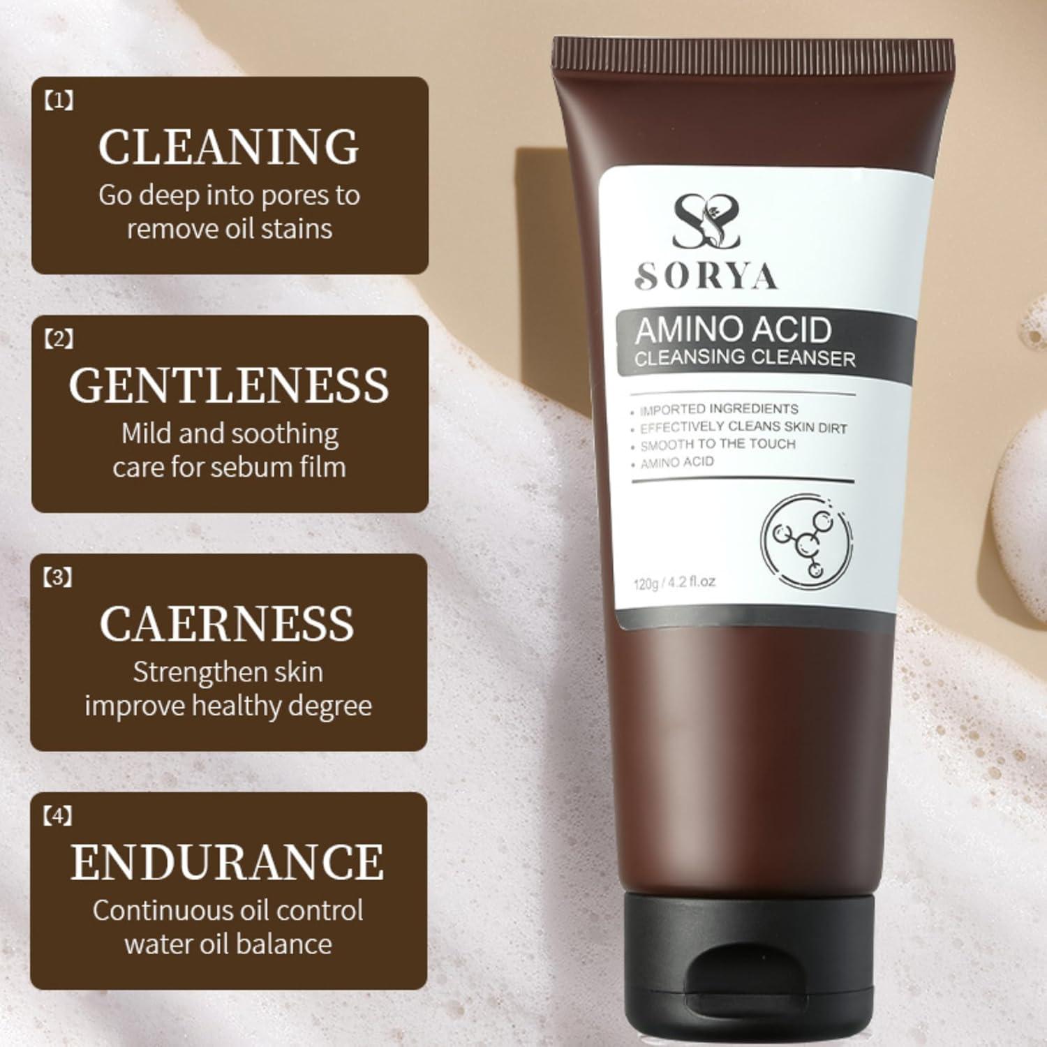 Juego de Cuidado de Piel SORYA 8 Piezas Ginseng Rojo Coreano