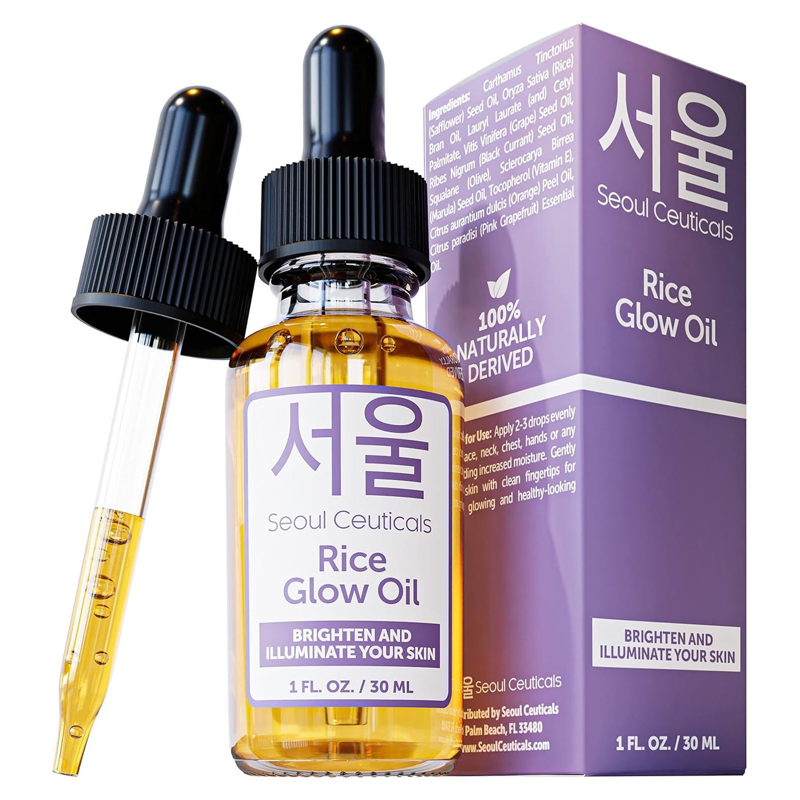 Aceite Brillante de Salvado de Arroz SeoulCeuticals 30ml - K Beauty