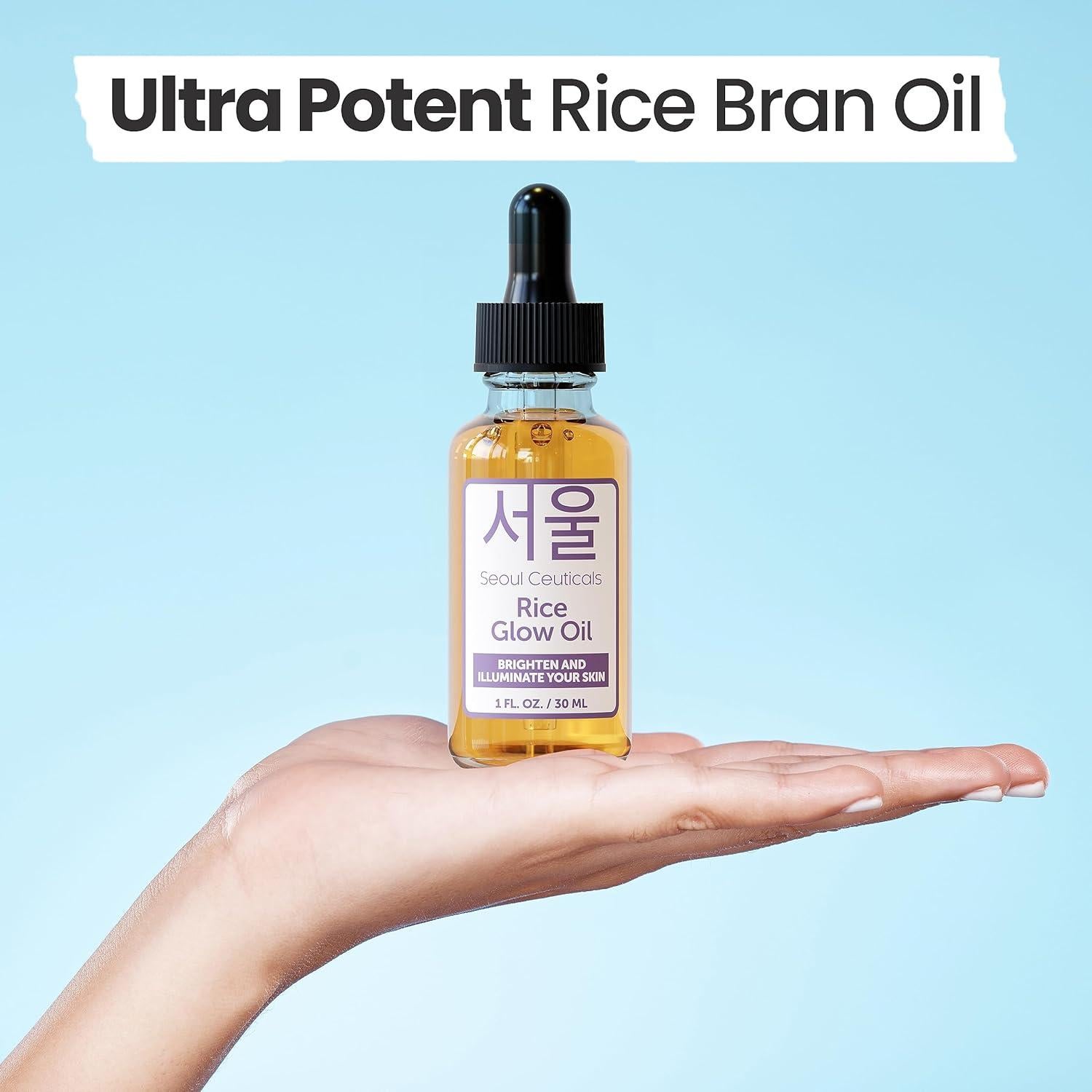 Aceite Brillante de Salvado de Arroz SeoulCeuticals 30ml - K Beauty