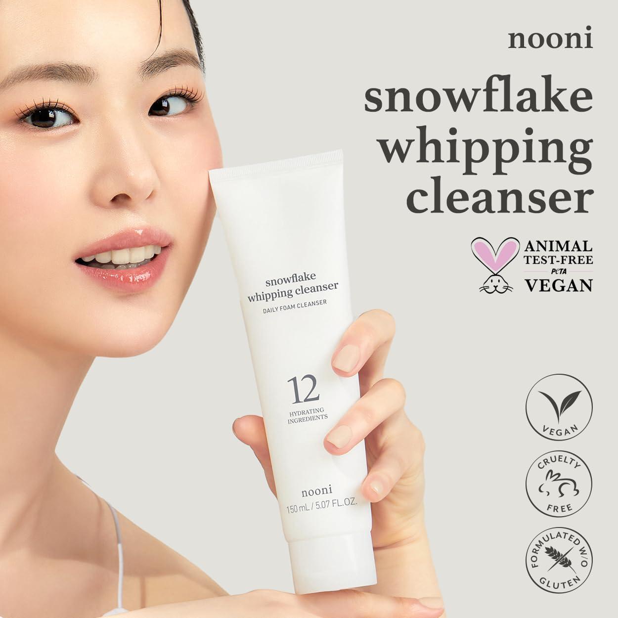 Limpiador Facial Espumoso Nooni Copo de Nieve 150 ml - Kbeauty