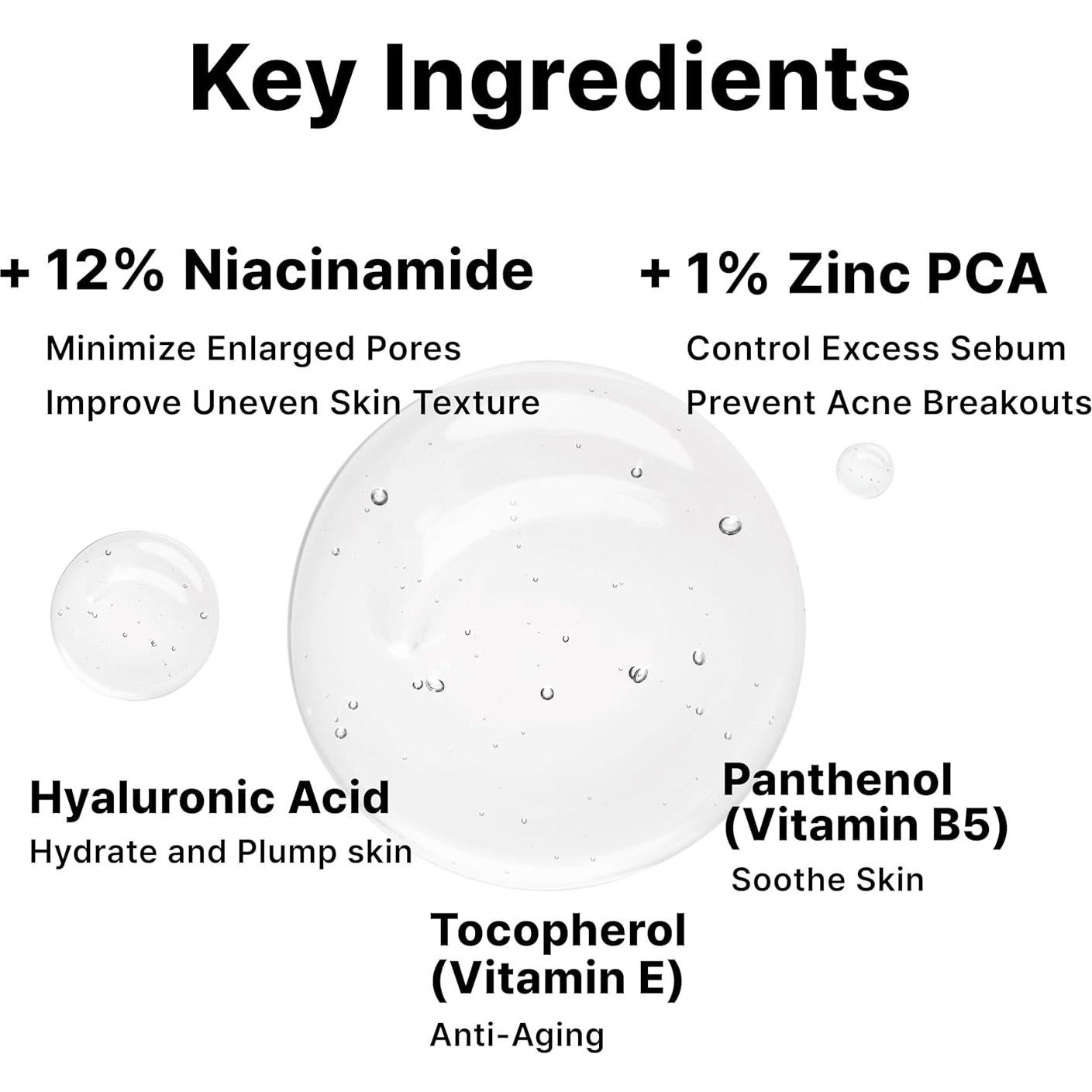 Suero de Niacinamida 12% y Zinc PCA 1% DearMYDEW 30 ml