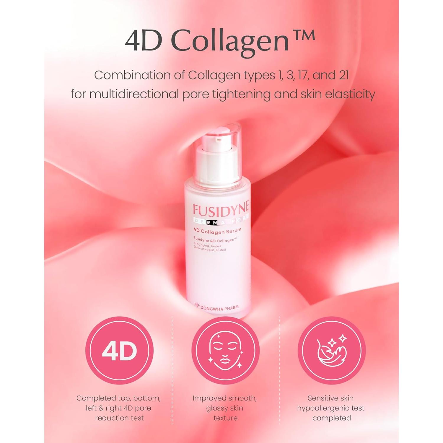 Suero de colágeno 4D Fusidyne 50ml - Hidratante Piel Radiante