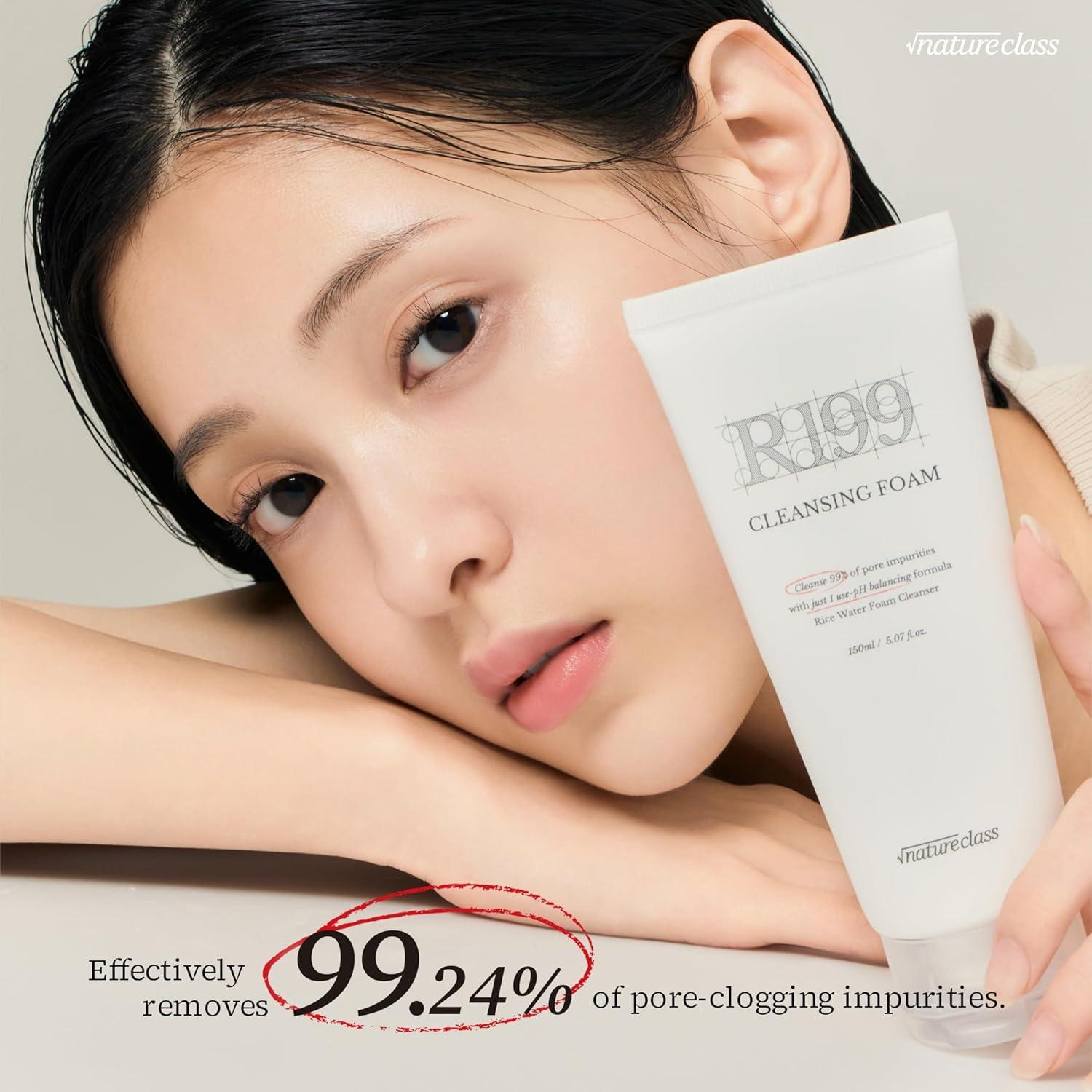 Espuma Limpiadora Suave NATURECLASS R199 150ml - Hidratante y Exfoliante