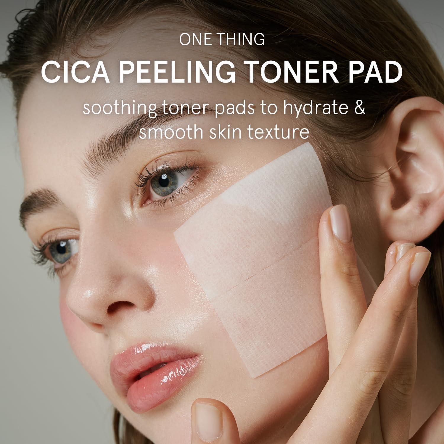 ONE THING Almohadillas Exfoliantes Cica 180 g - Veganas