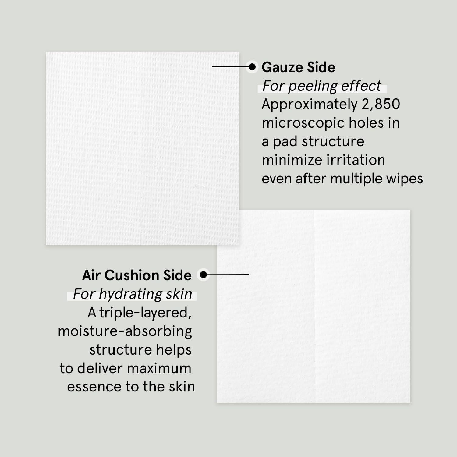 ONE THING Almohadillas Exfoliantes Cica 180 g - Veganas