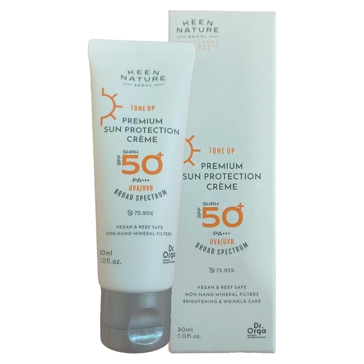 Crema Solar Dr.Orga Mild-up SPF50+ 30ml - Cuidado Piel Coreano