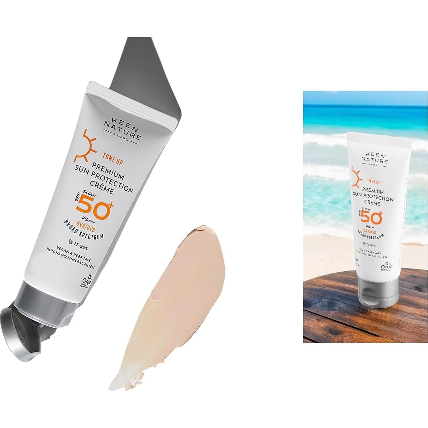 Crema Solar Dr.Orga Mild-up SPF50+ 30ml - Cuidado Piel Coreano