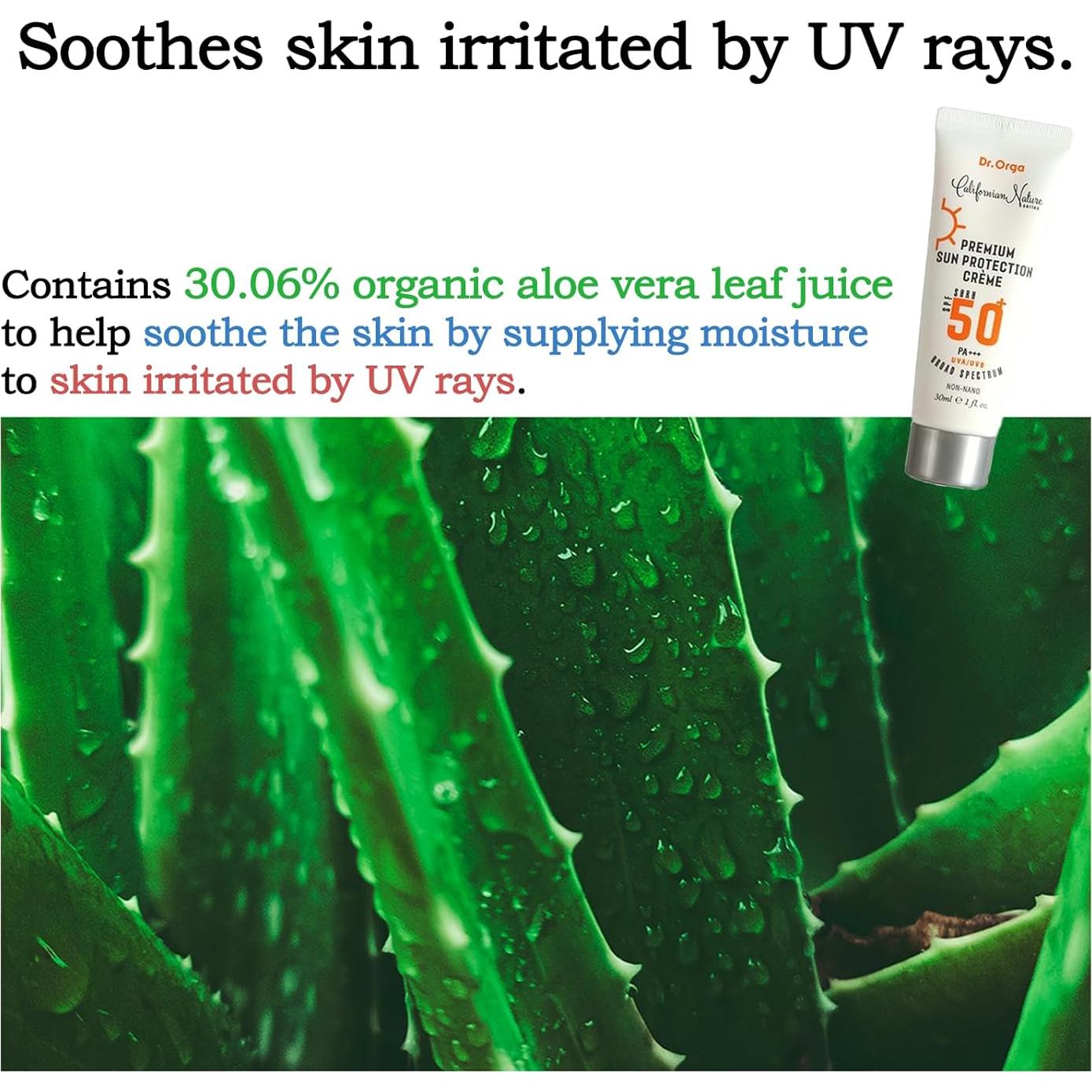 Crema Solar Dr.Orga Mild-up SPF50+ 30ml - Cuidado Piel Coreano