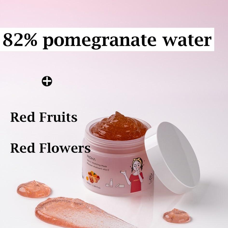 Mascarilla Vitalizante Vita C Bluwha 100ml Gel Hidratante