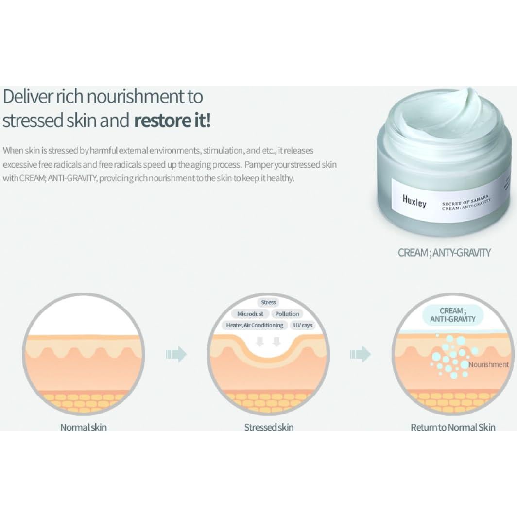 Crema Anti-Gravedad Huxley Secreto del Sahara 50 ml