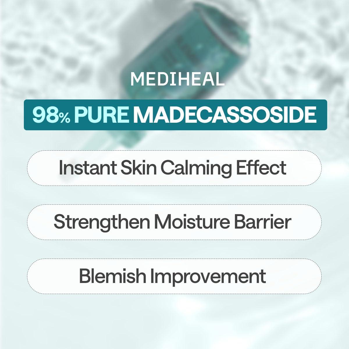 Mediheal Mascarilla Vegana de Madecassoside 10 Pcs 98% Pureza