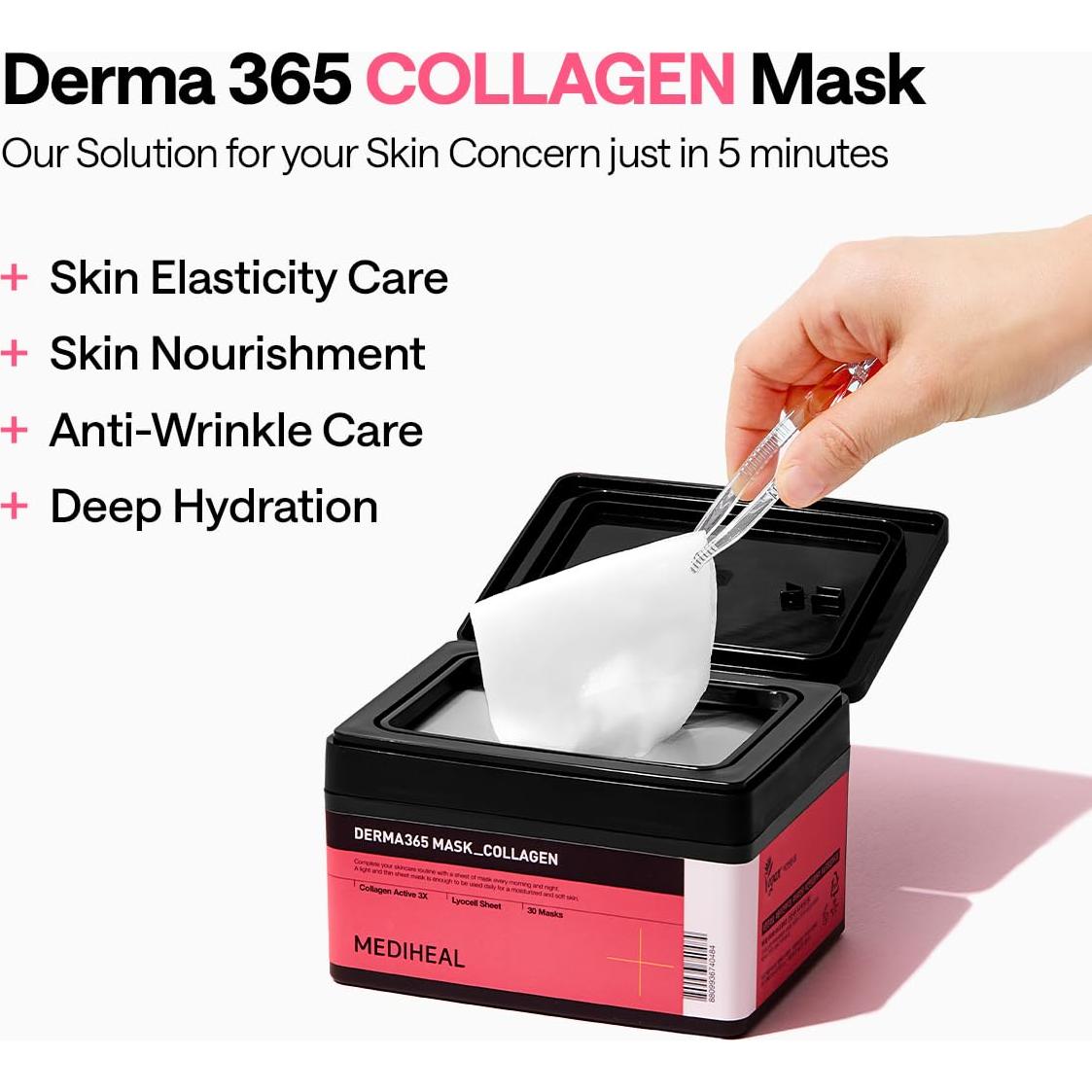 Mediheal Mascarilla de Colágeno 30 Unidades Hidratante