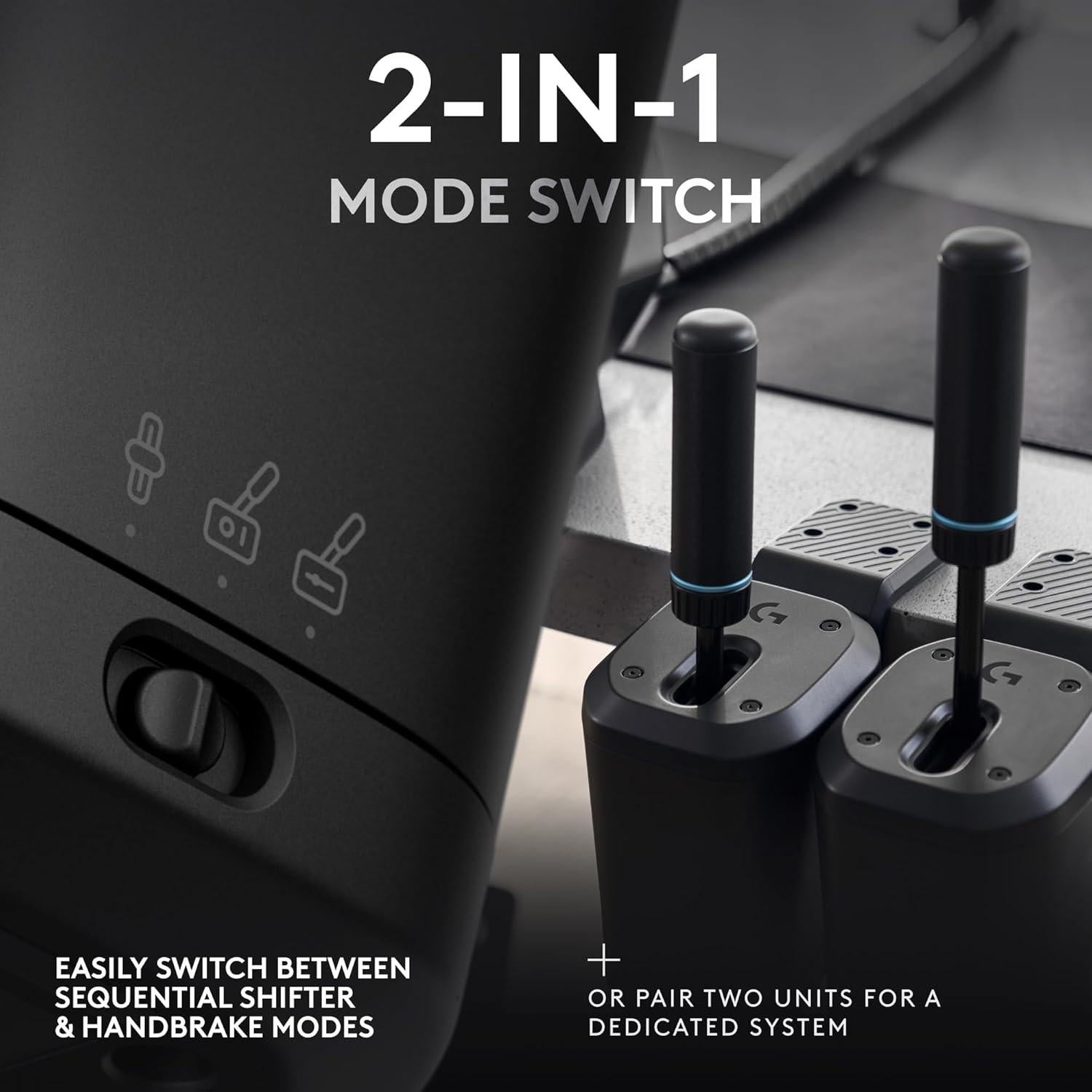 Logitech G RS Shifter y Freno de Mano 2 en 1 para PC