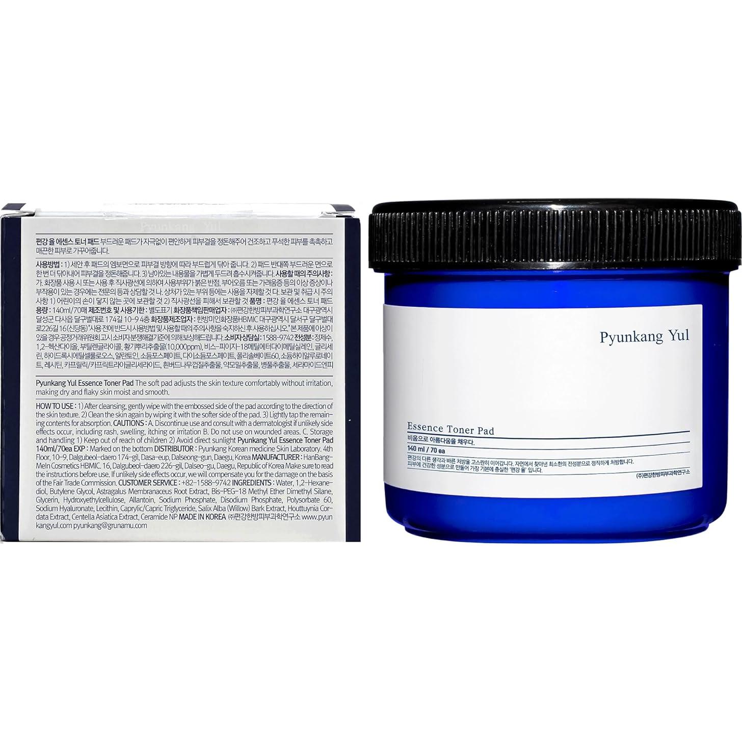 Almohadilla Tónico Esencial PYUNKANG YUL 70ea 140ml