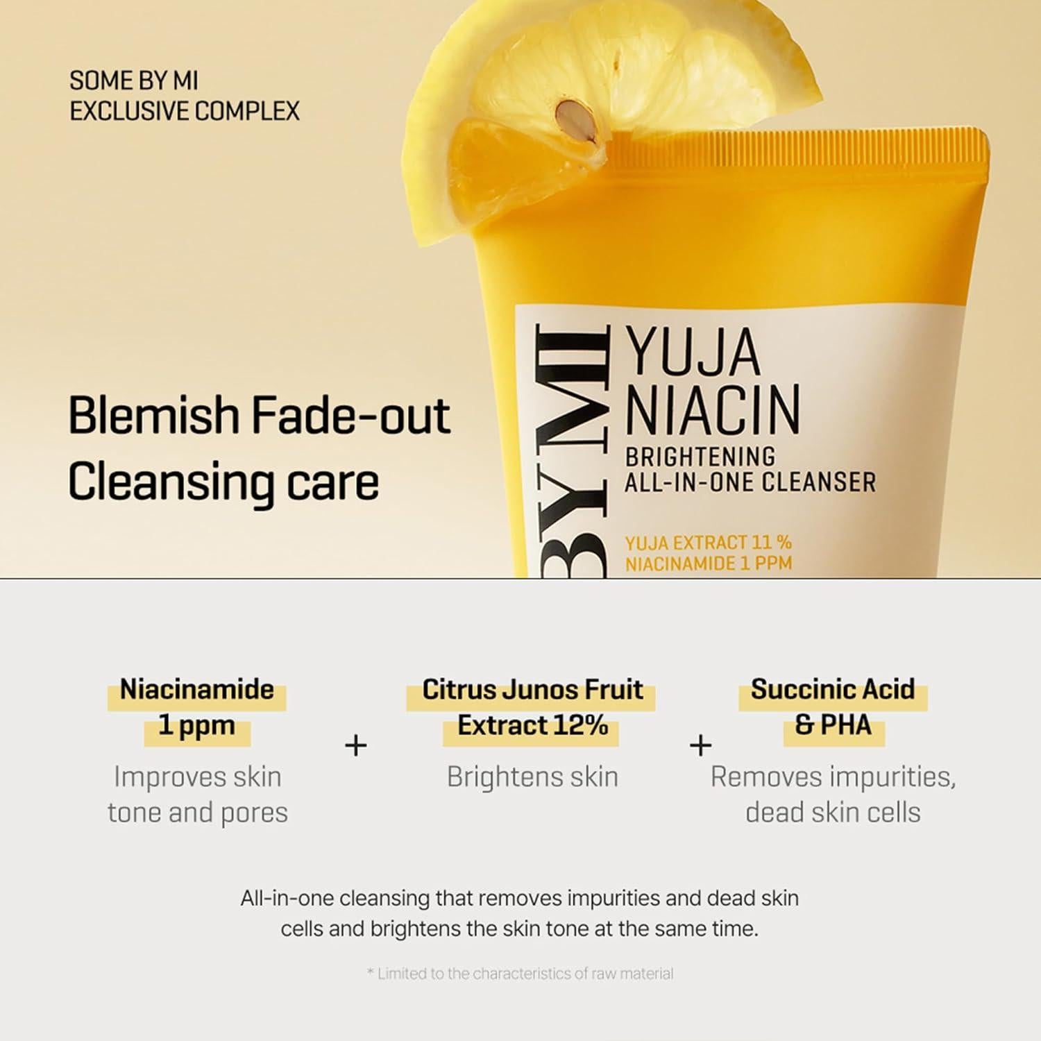 Limpiador Facial Todo en Uno Yuja Niacina 100ml - Cuidado Piel Coreano