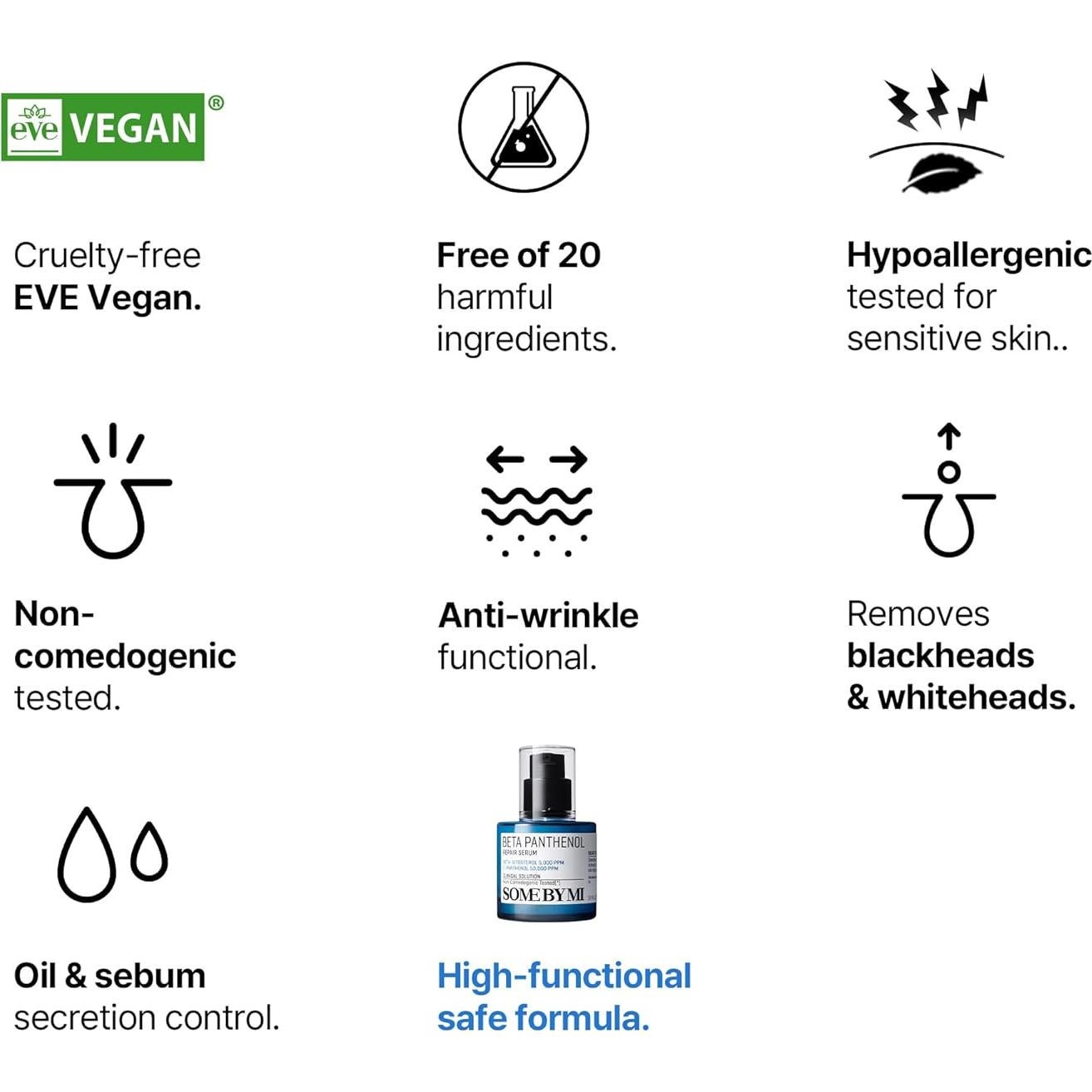 Suero Hidratante SOME BY MI Beta-Panthenol 30ml - Cuidado Facial