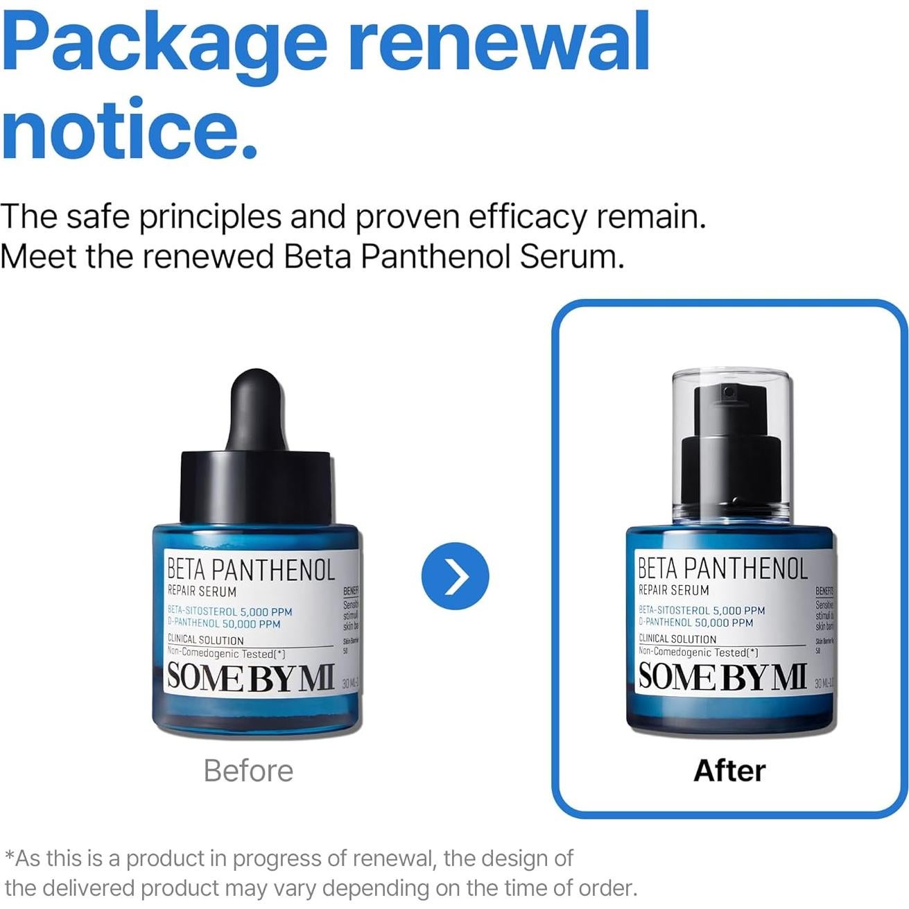 Suero Hidratante SOME BY MI Beta-Panthenol 30ml - Cuidado Facial