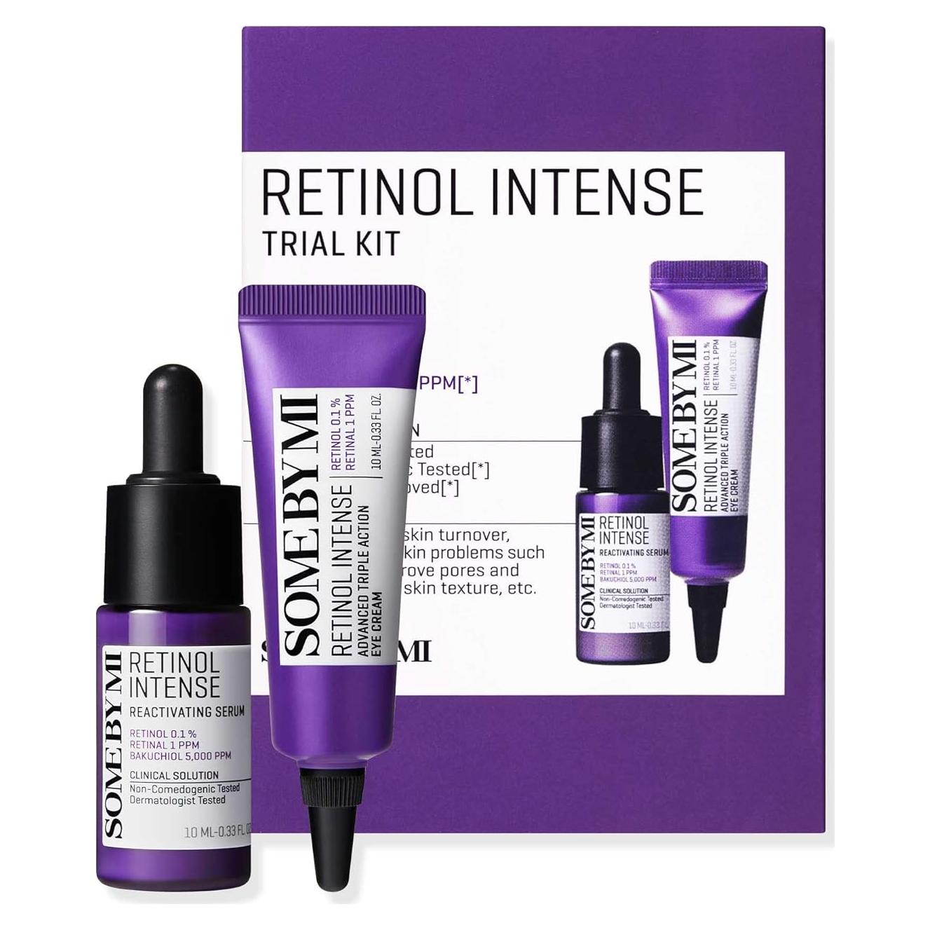 Kit de Prueba Retinol SOME BY MI - Suero y Crema para Ojos 28.8g