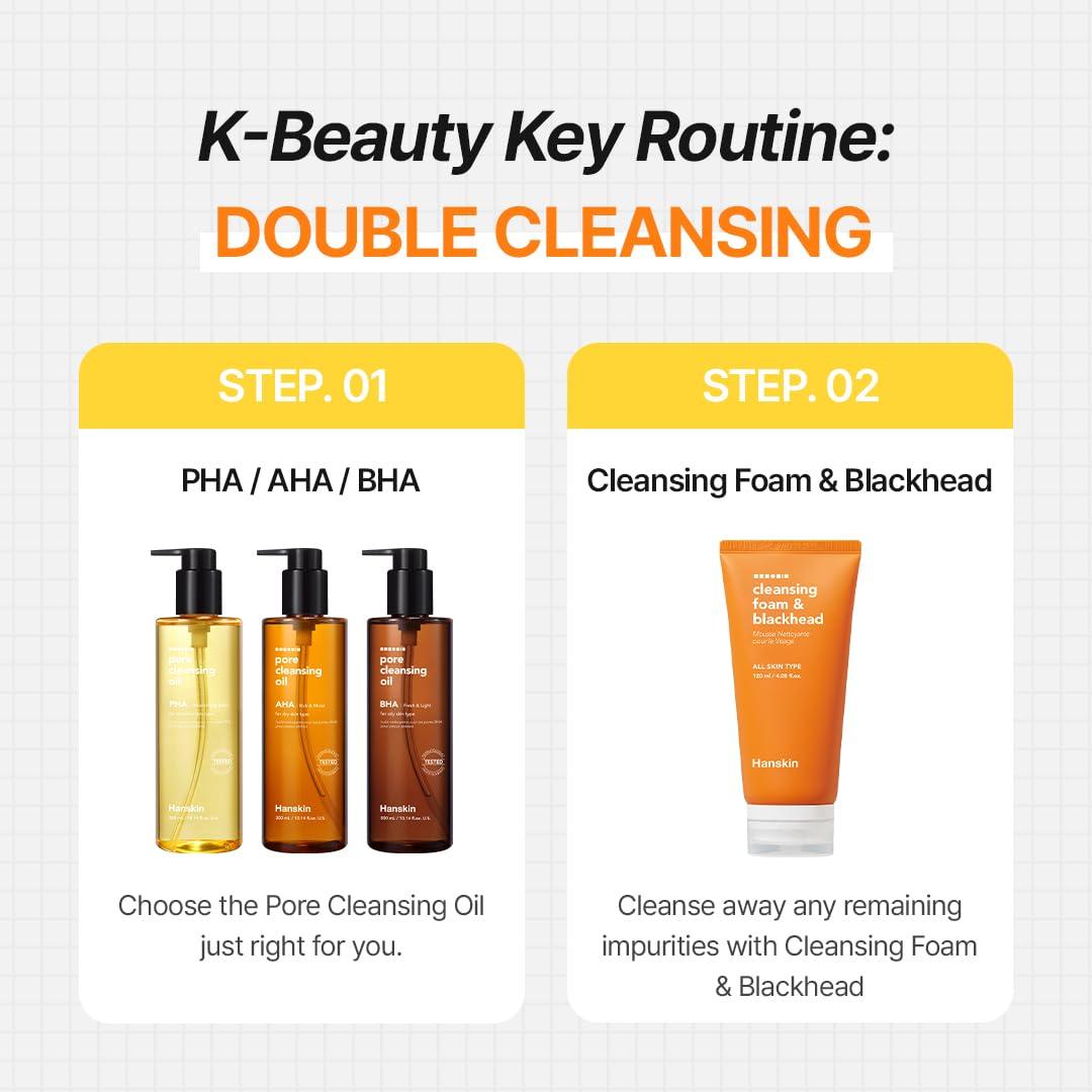 Hanskin Aceite Limpiador PHA 287 ml - Removedor de Maquillaje