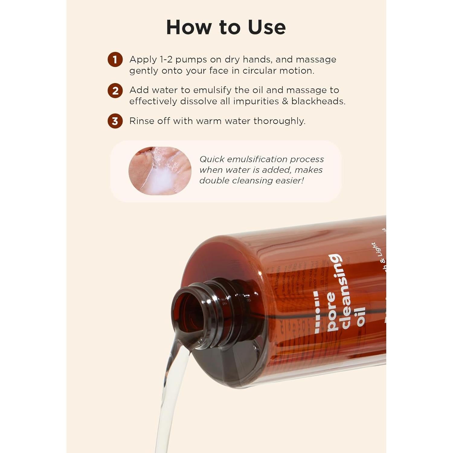 Hanskin Aceite Limpiador BHA 287 ml - Piel Mixta y Grasa