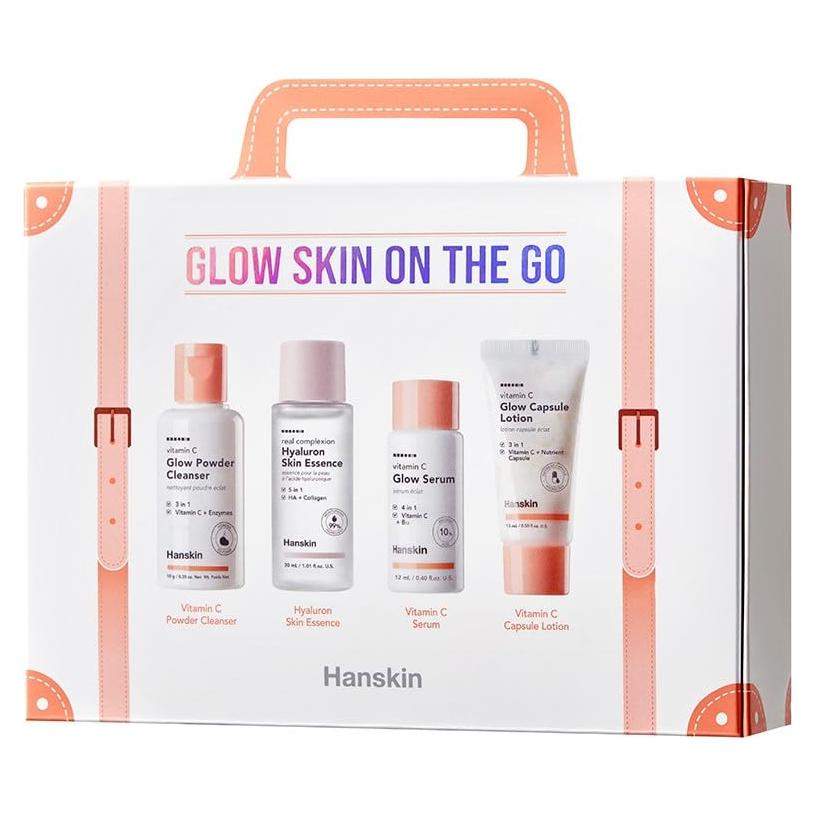 Kit de Viaje Hanskin Glow Skin - Cuidado Facial Hidratante