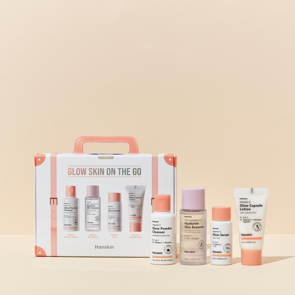 Kit de Viaje Hanskin Glow Skin - Cuidado Facial Hidratante