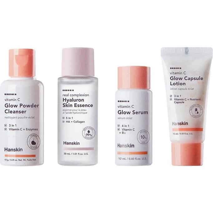 Kit de Viaje Hanskin Glow Skin - Cuidado Facial Hidratante