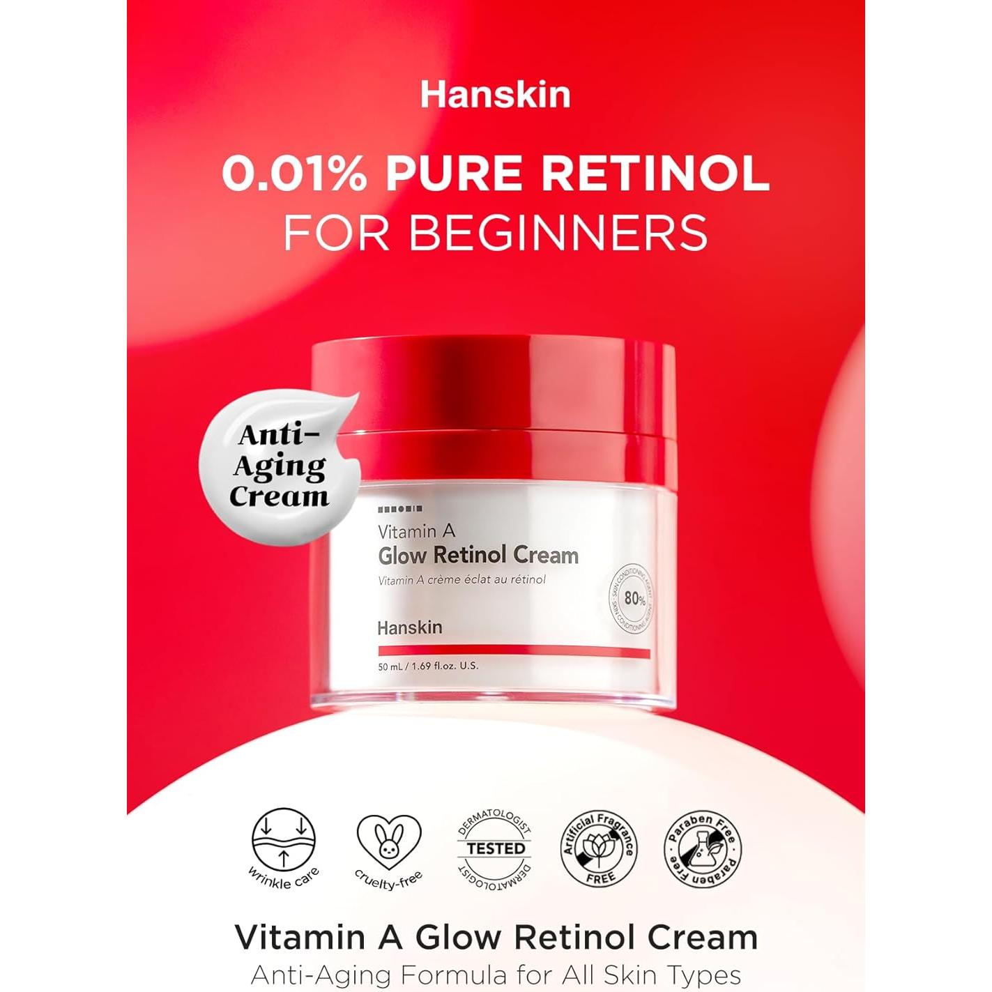Crema Facial Antienvejecimiento Hanskin Retinol 50ml
