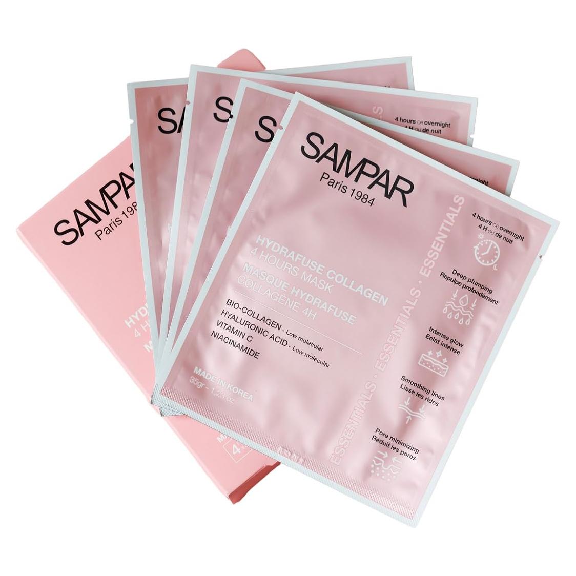 Mascarilla Facial de Colágeno Sampar - Hidratación 4 Unidades