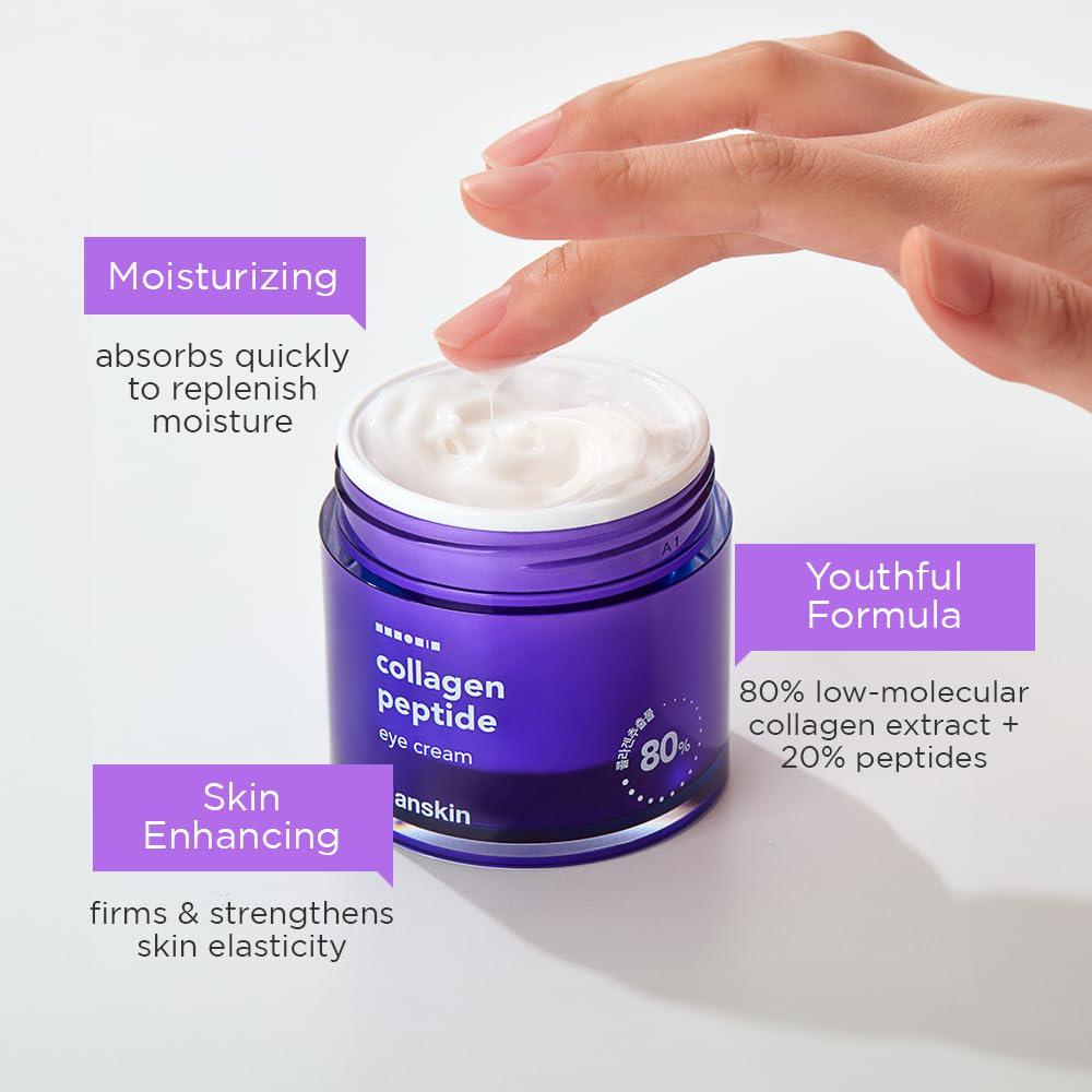 Crema para los Ojos Hanskin 80ml - Péptidos y Colágeno