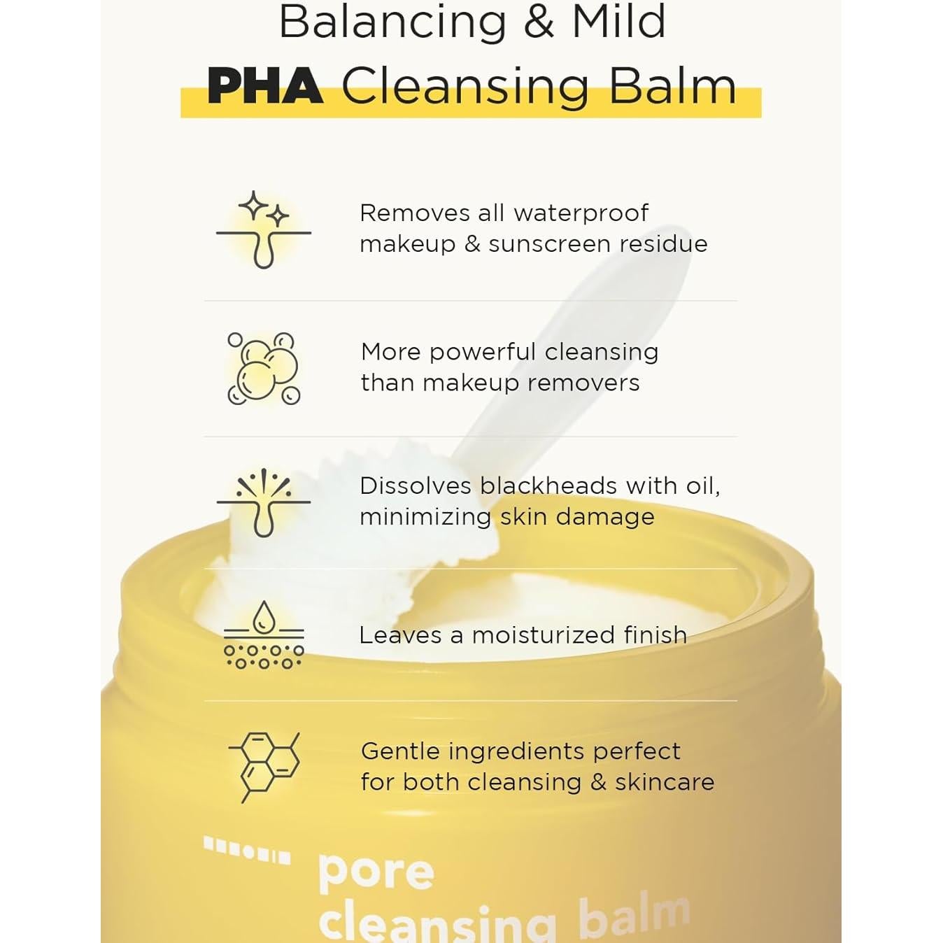 Hanskin PHA Balsamo Limpiador Suave 80g para Piel Sensible