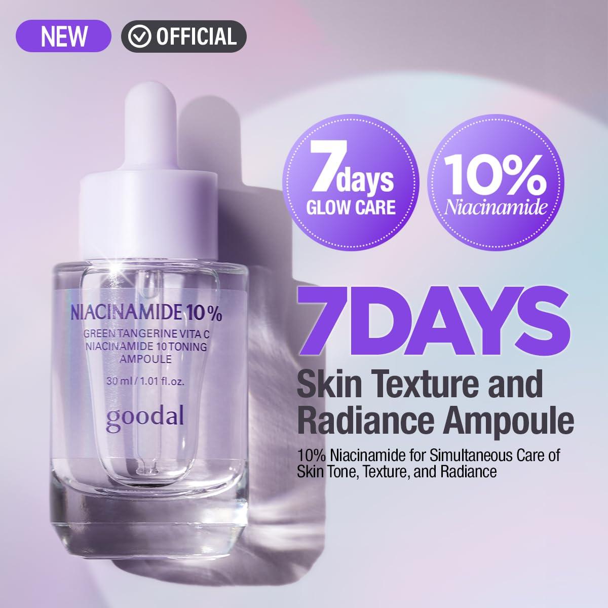 GOODAL Ampoule Tónica Vita C Mandarina Verde 30ml - Suero Facial Hidratante