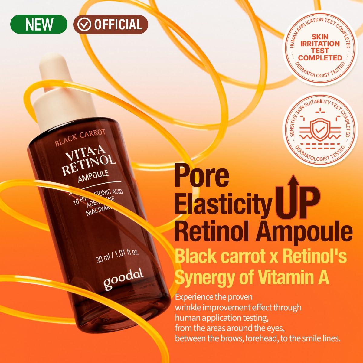 Ampoule Goodal Retinol VITA-A Zanahoria Negra 30ml Hidratante