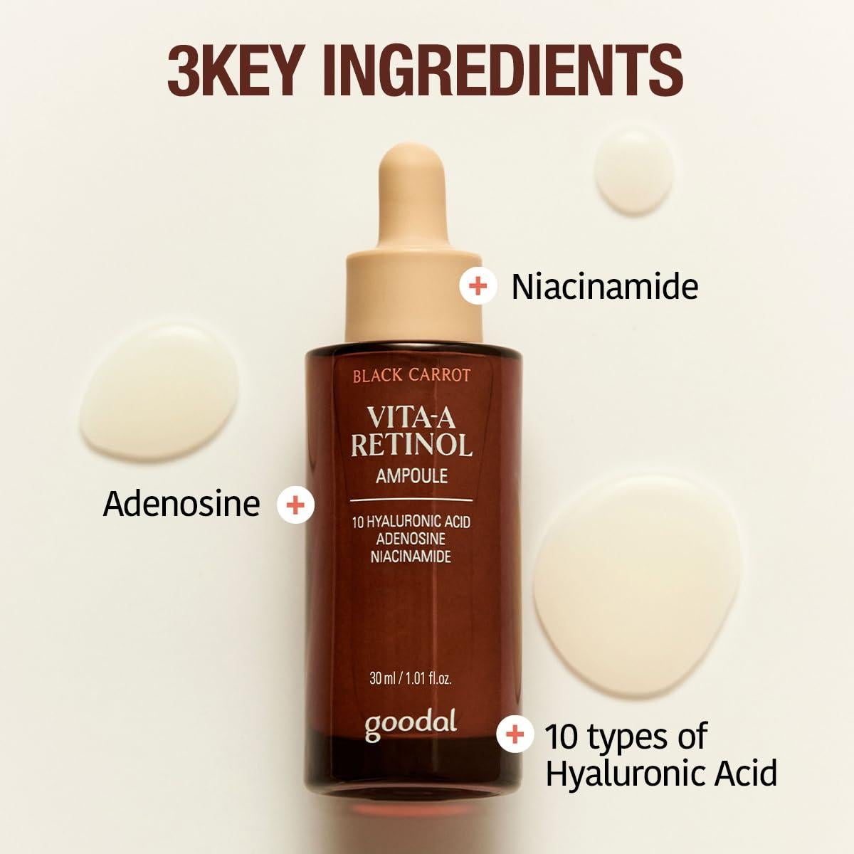 Ampoule Goodal Retinol VITA-A Zanahoria Negra 30ml Hidratante