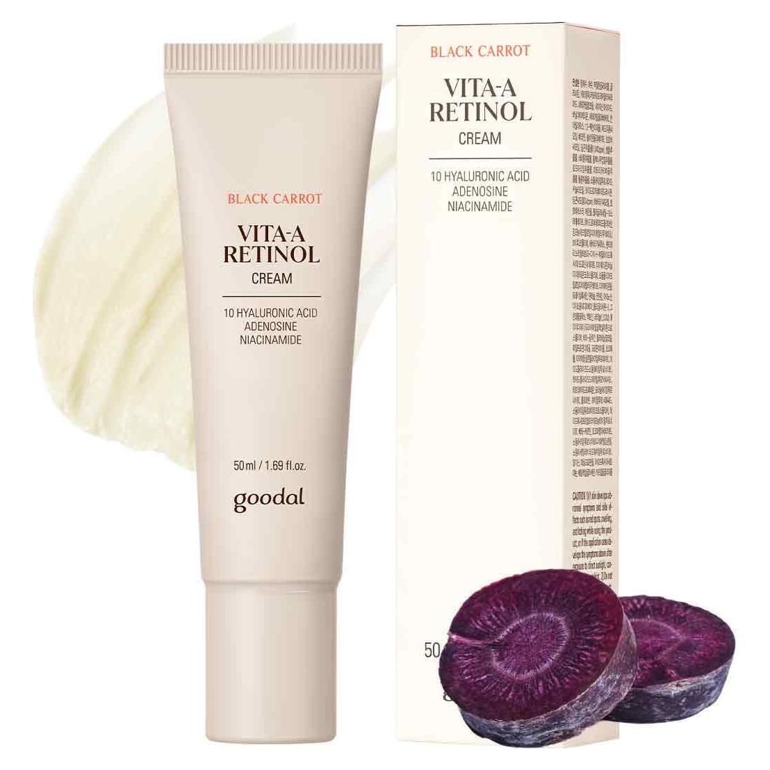 Crema de Retinol Goodal Zanahoria Negra 50ml - Hidratante Antienvejecimiento