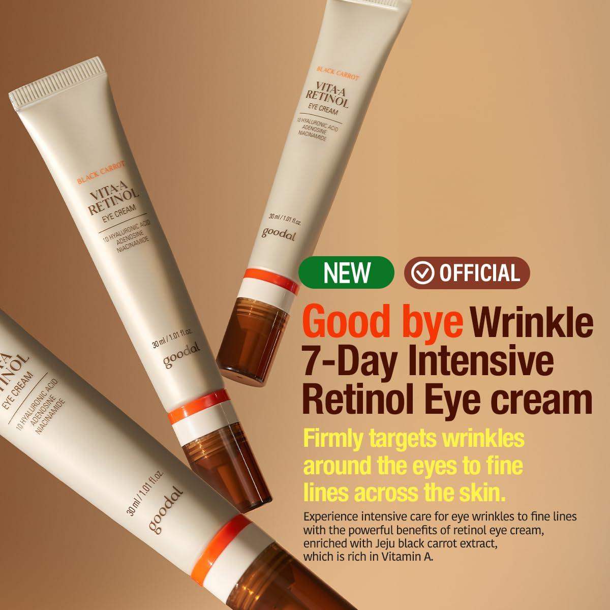 Crema para Ojos Goodal Retinol Zanahoria Negra 50g