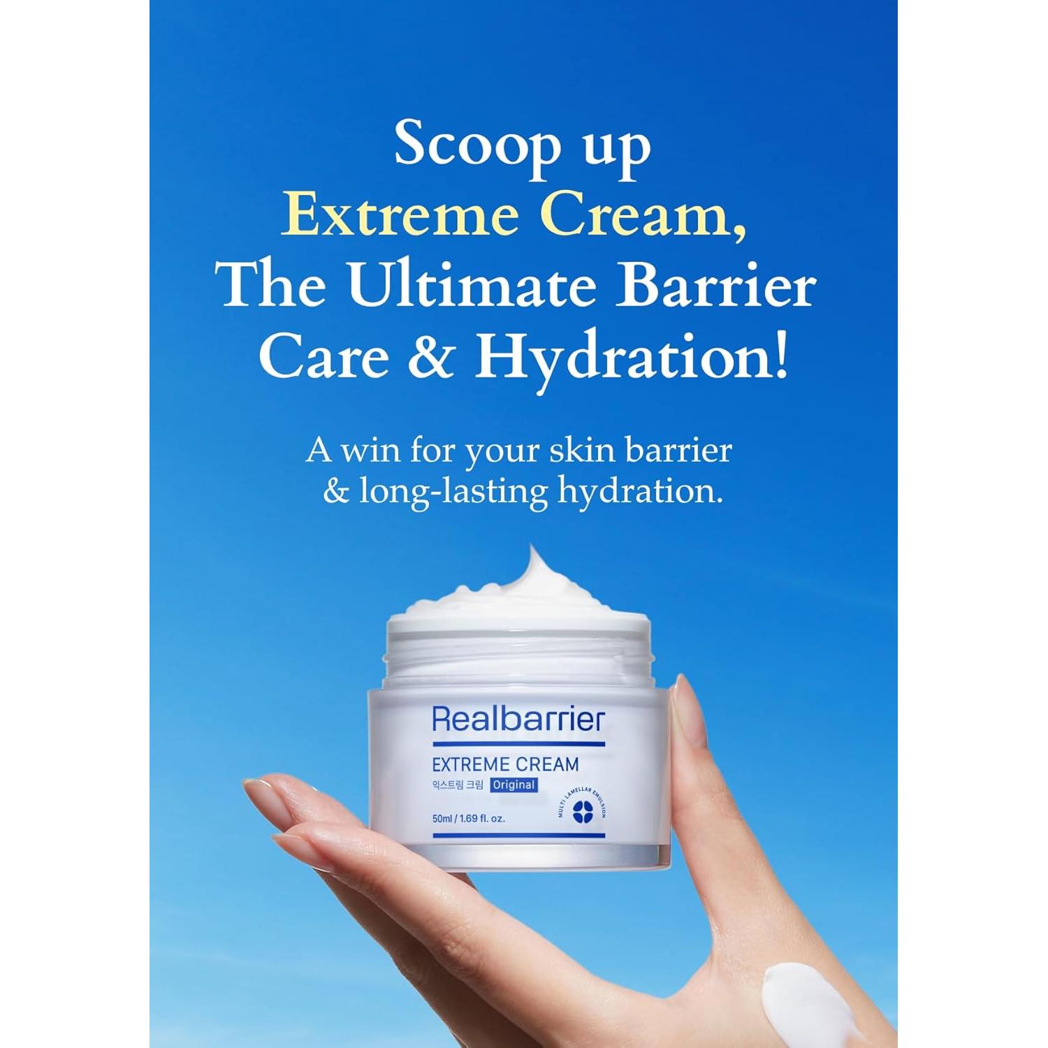 Crema Hidratante Facial Real Barrier 50ml - Piel Sensible