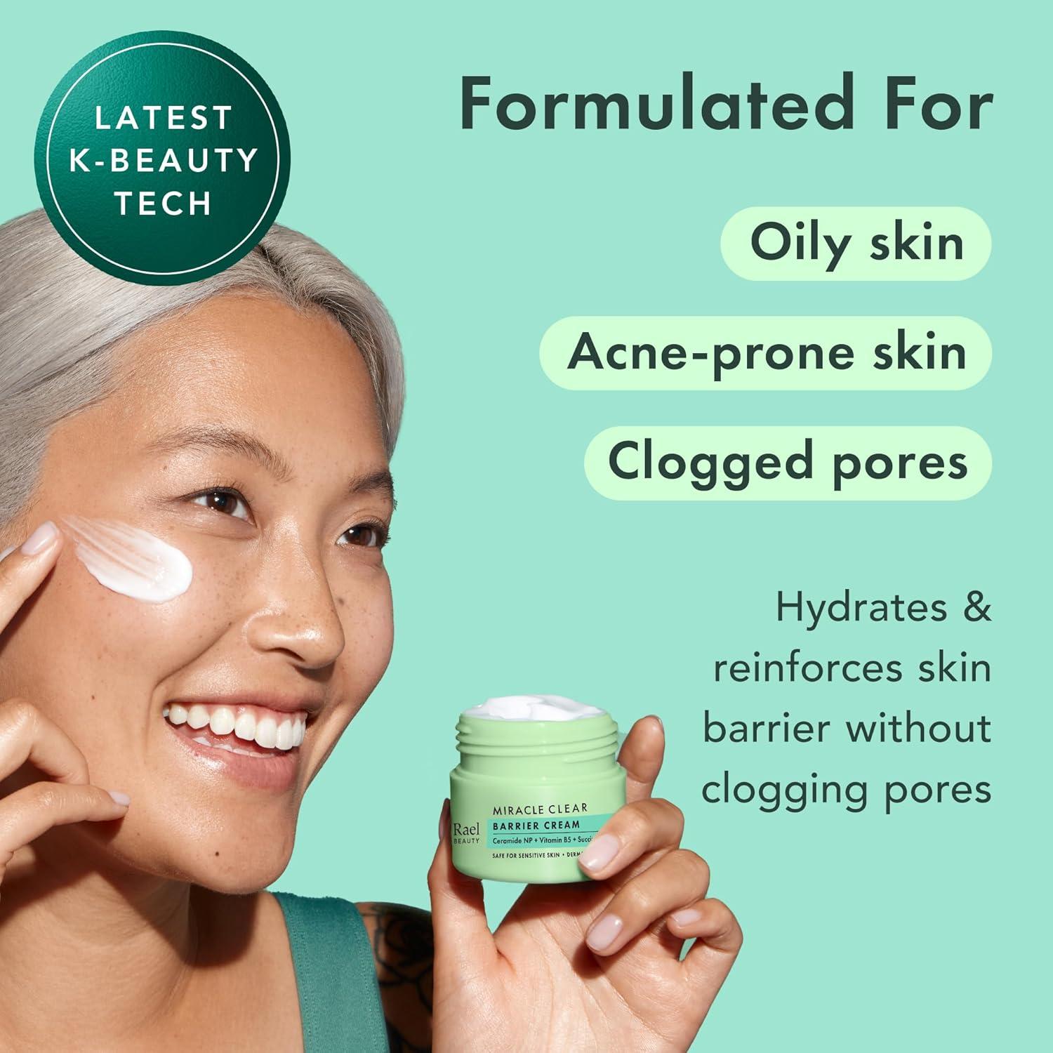 Crema Hidratante Facial Rael 53 ml - Piel Grasa y Acné