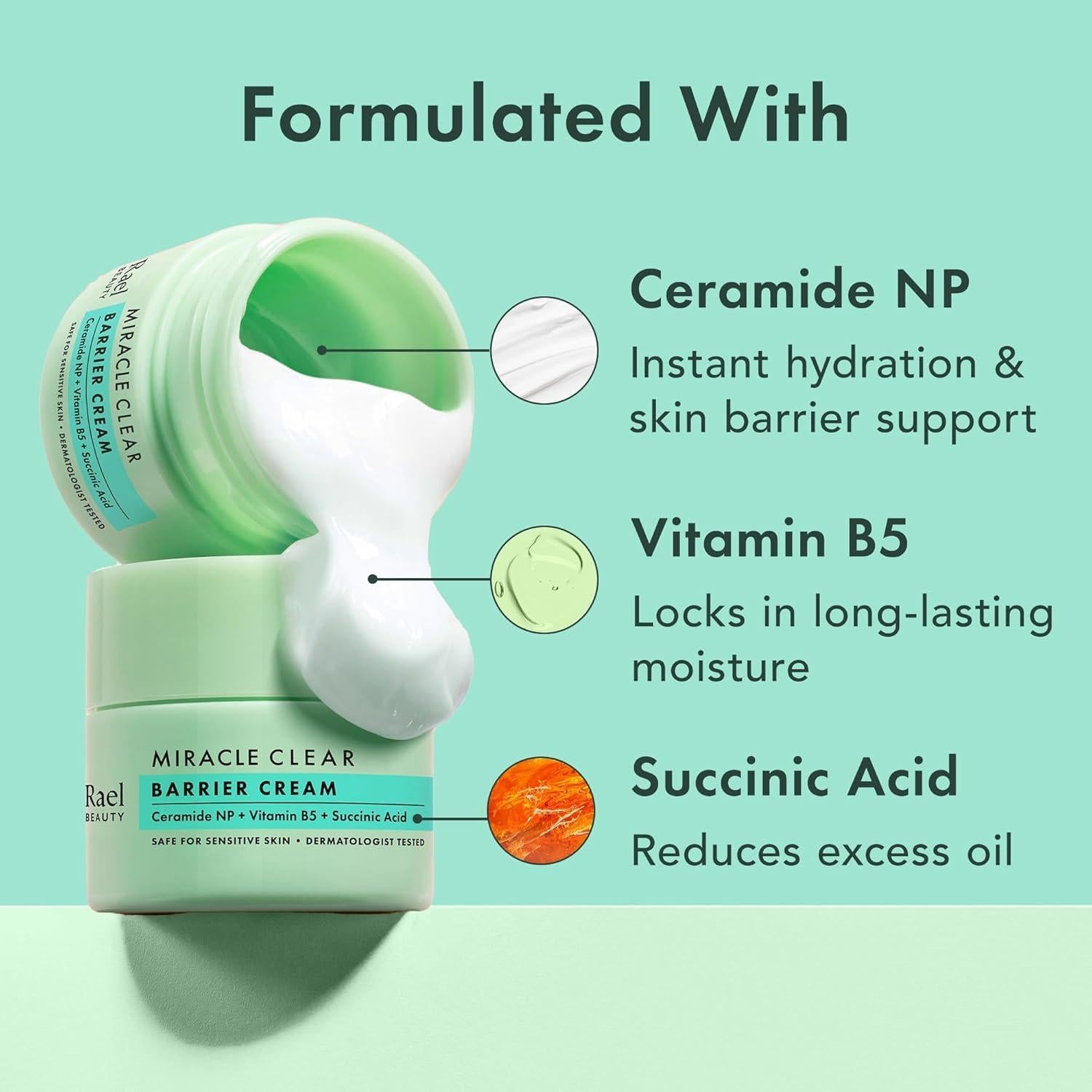 Crema Hidratante Facial Rael 53 ml - Piel Grasa y Acné