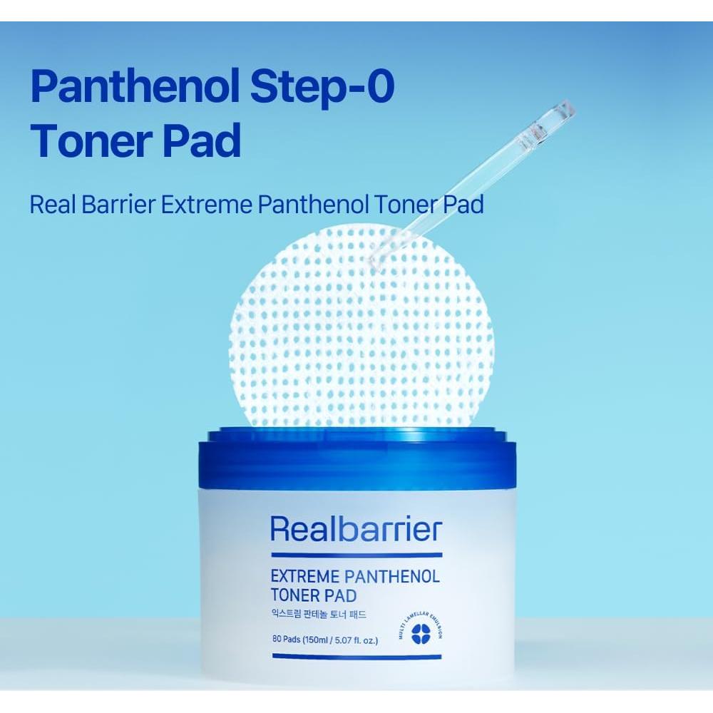 Almohadillas Tónicas Real Barrier Extreme Panthenol 80 Unidades