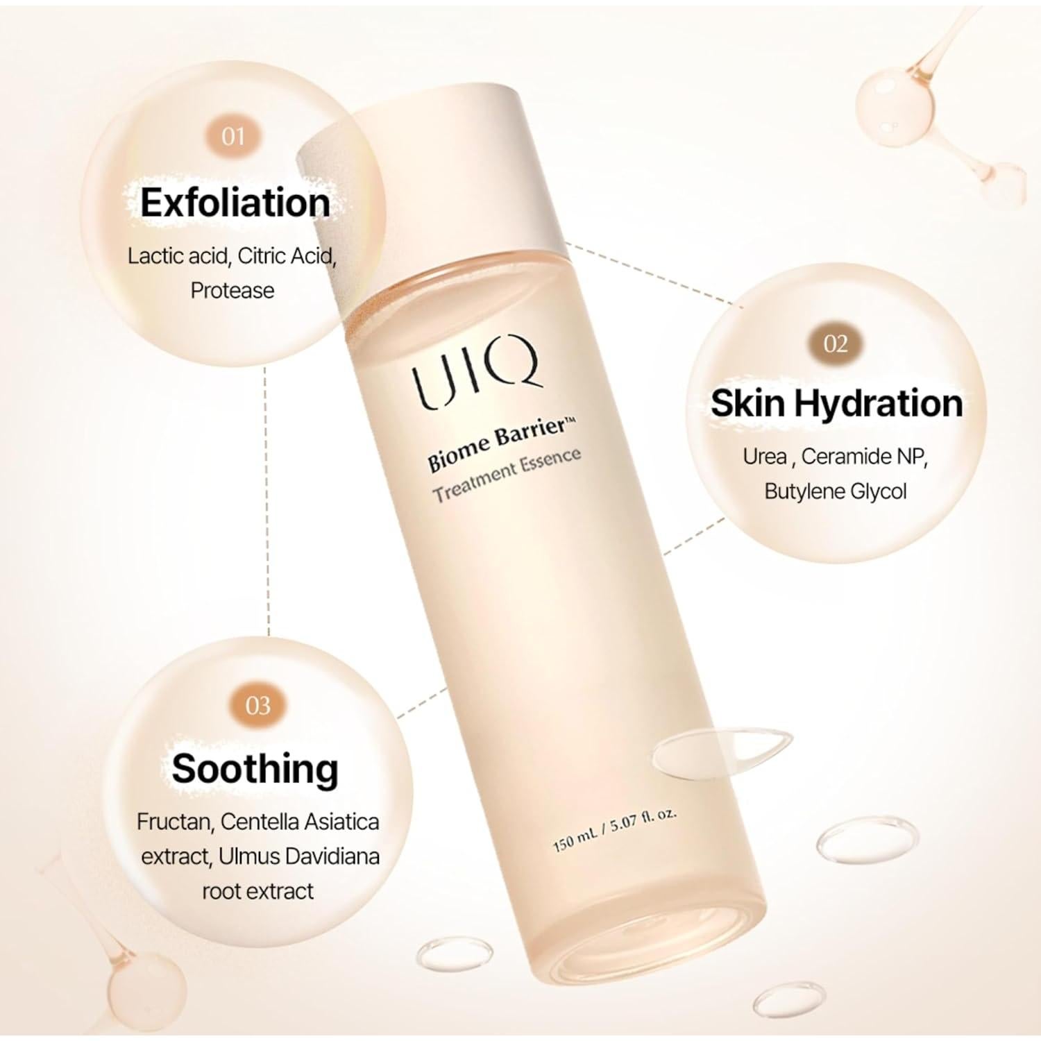 Esencia de Tratamiento Biome UIQ 150ml - Hidratante y Nutritiva