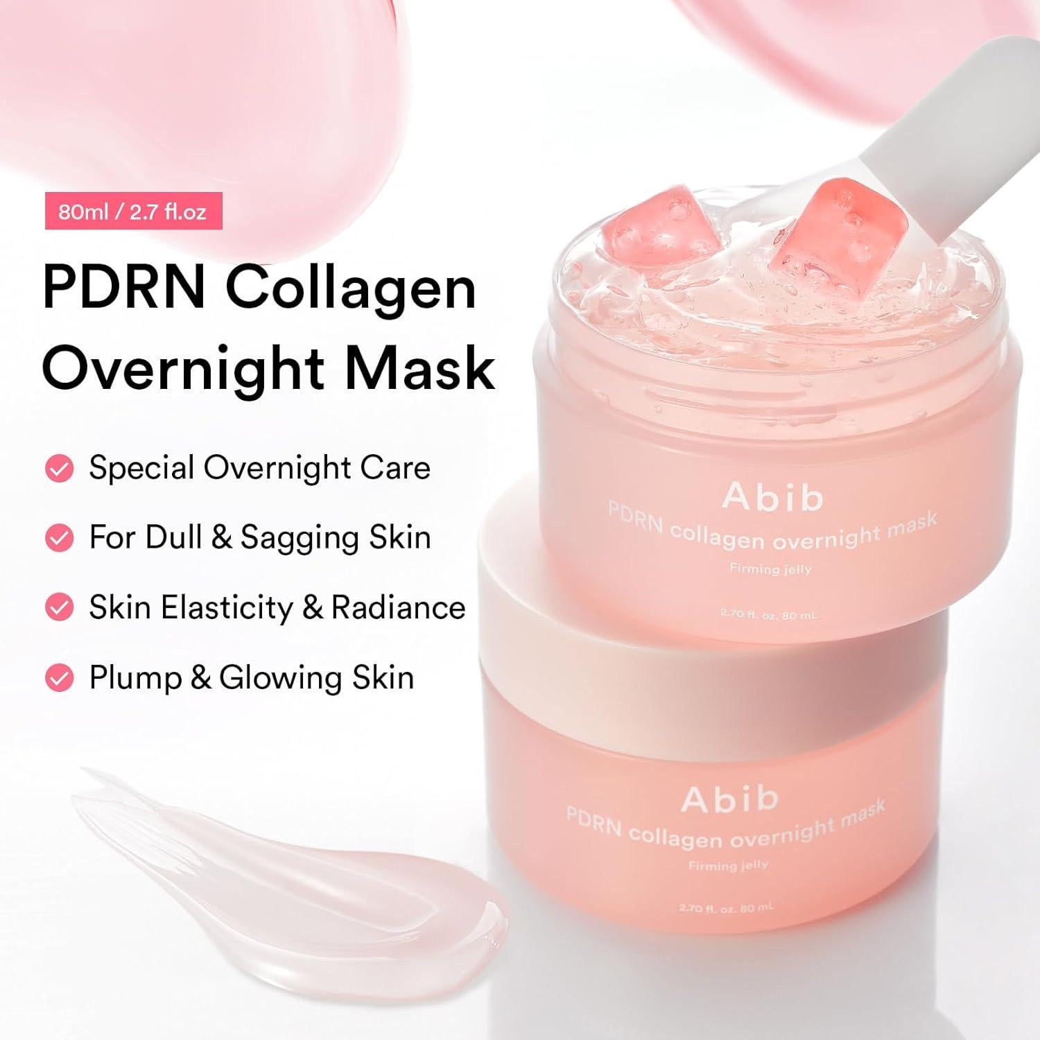 Mascarilla Nocturna de Colágeno Abib Jelly 80 ml - Vegan PDRN