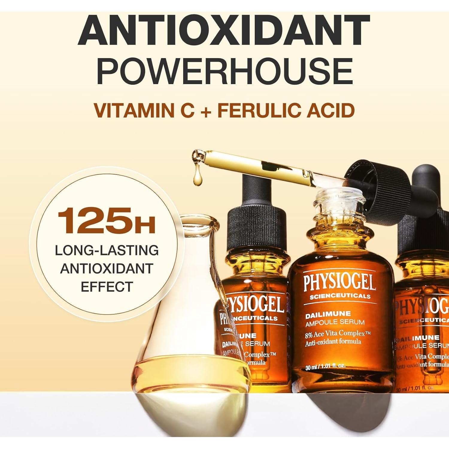 Suero Facial de Vitamina C Physiogel 30ml - Hidratante y Antioxidante